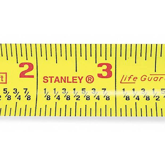 ZORO 25 ft. Fractional Read Tape Measure