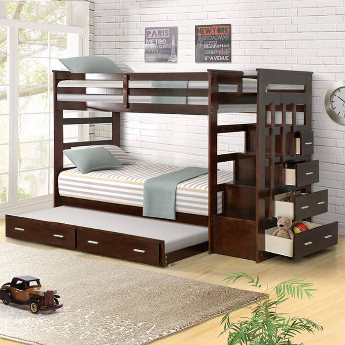 Top Safe Kids Bunk Beds, Best Bunk Beds Twin Over Full With Trundle