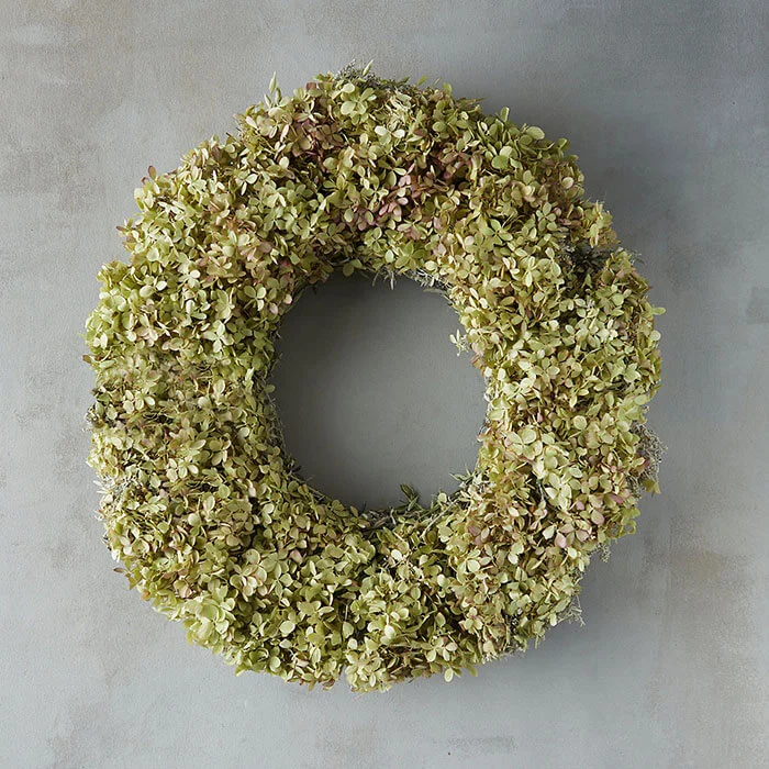 Terrain Limelight Green Hydrangea Wreath