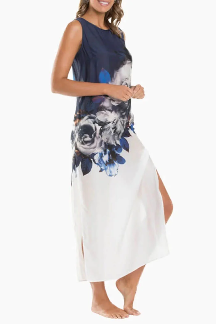 Bikini.com JETS Tank Maxi Dress
