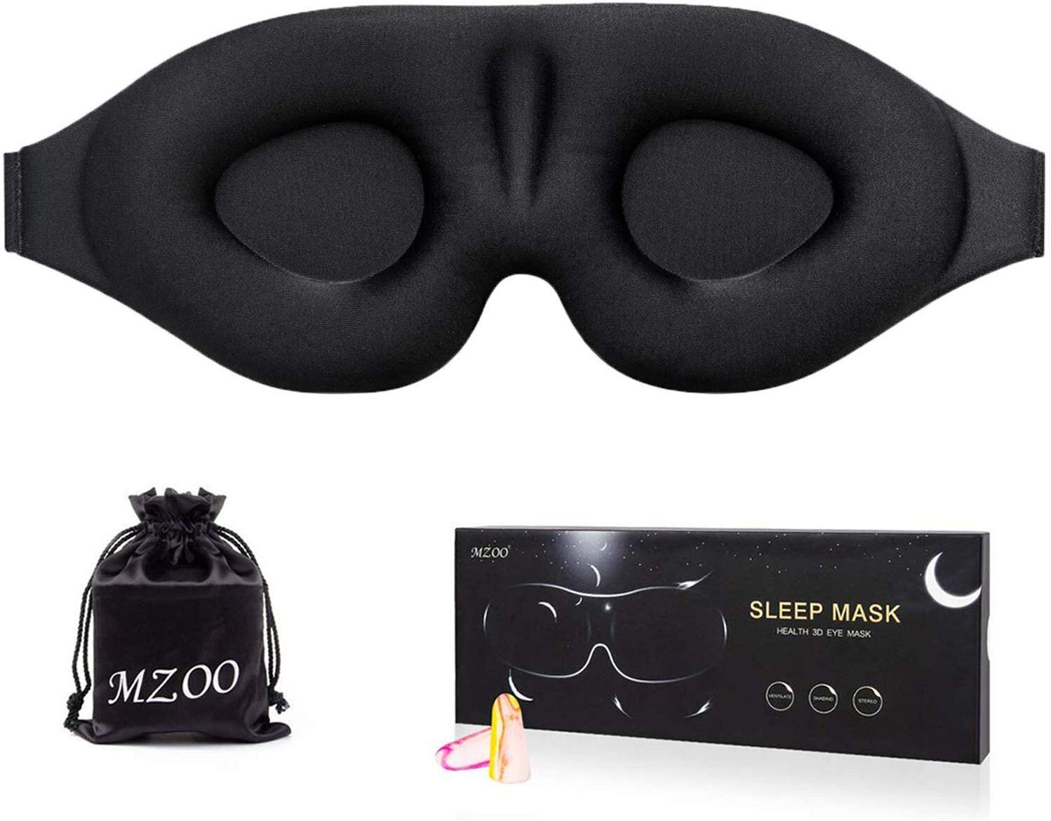 Tim & Tina 100% Natural Silk Sleep Mask Soft Comfortable Smooth Eye Mask with Adjustable Strap Blindfold for Women Men 