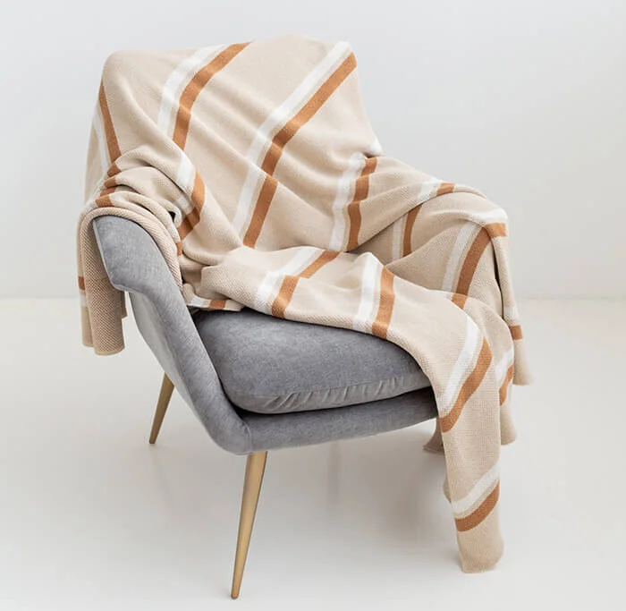 Recycled Cotton Throw Blanket