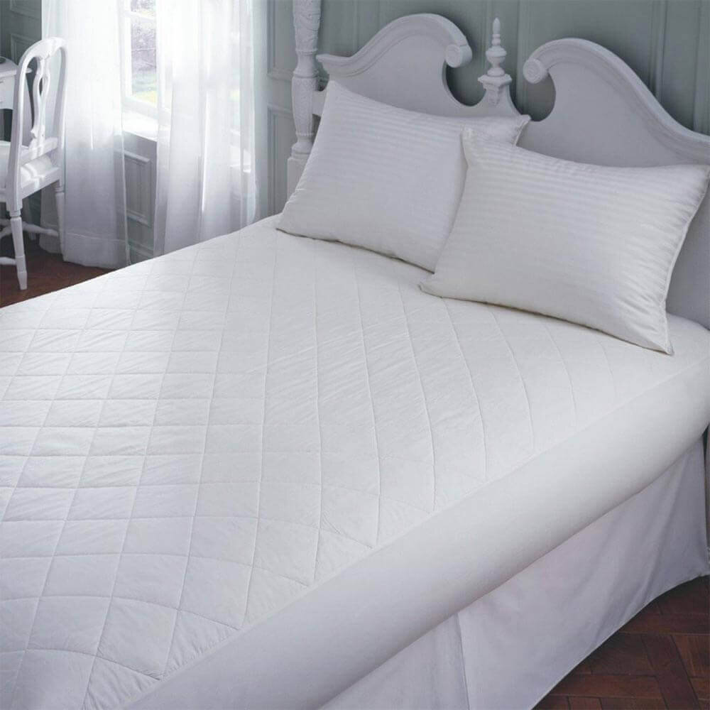 Details about   Pure Luxury Mattress Protector 100% ORGANIC Cotton Matress Pad Bed Cover Quilted 