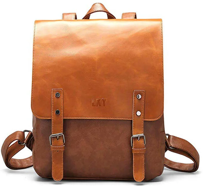 Vegan Leather Backpack