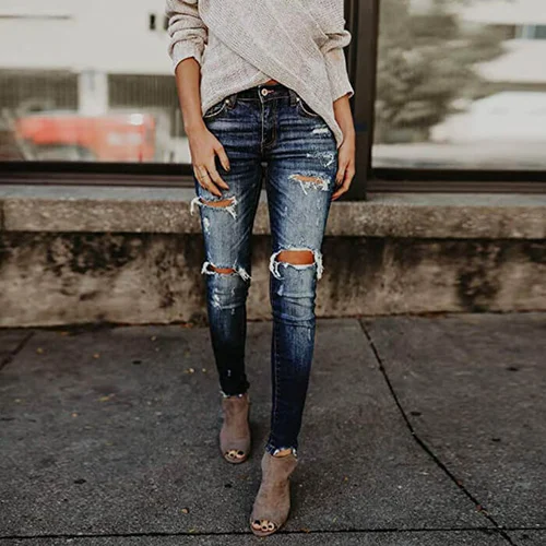 Stylish Women S Ripped Jeans Are Making A Comeback