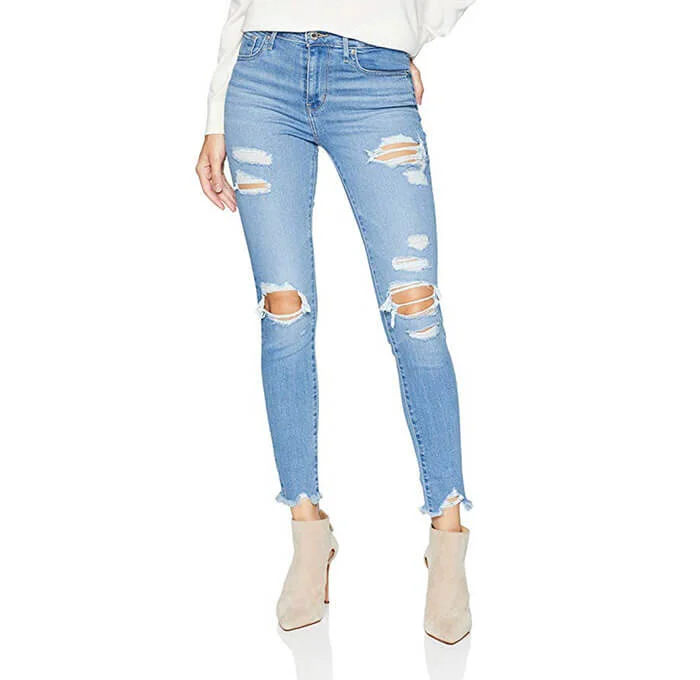 Distressed Jeans Sustainable Denim Processing