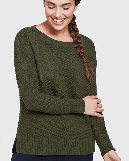 United By Blue Himley Waffle Sweater