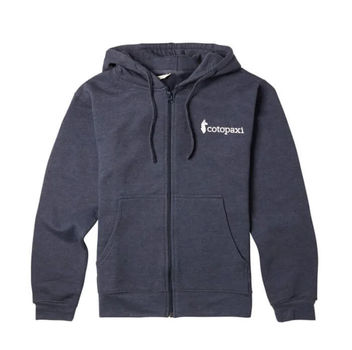 Logo Full-Zip Long Sleeve Hoodie