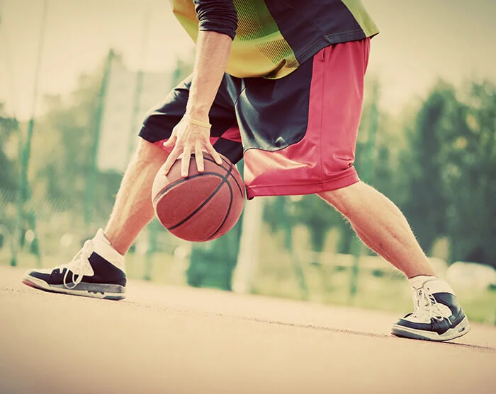 Basketball is one of many stress relief activities for home