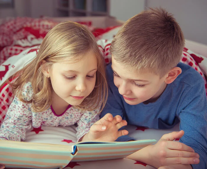 Reading Books or Coloring Books are great stress relief activities