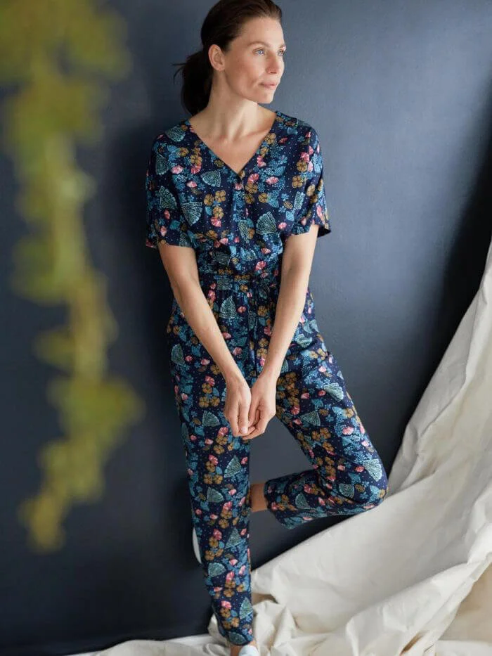 Rhoda Tencel Printed Jumpsuit