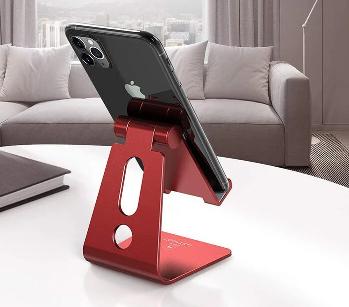 Adjustable Cell Phone Stand To Stay Motivated At Home