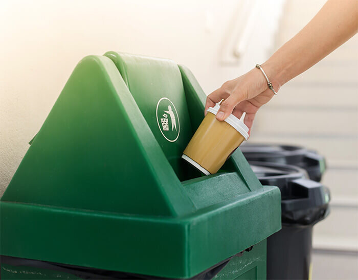 Recycling paper process