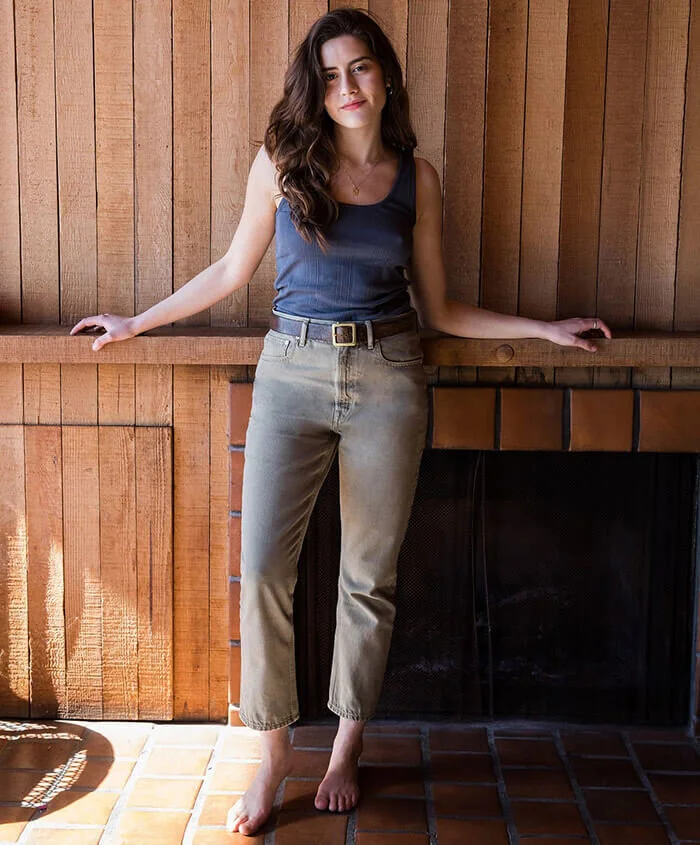 Dune Organic Cotton High-Rise Slim Fit Jeans