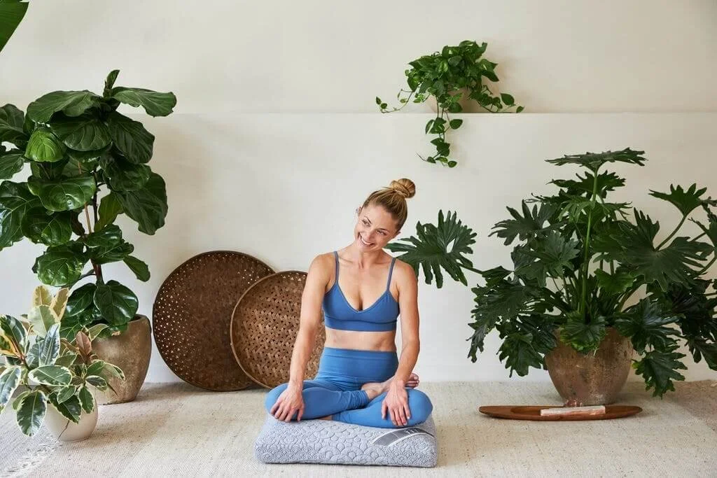 Crystal Cove Square Meditation Cushion