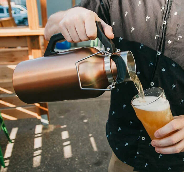 Vacuum Insulated Stainless Steel Beer Growler