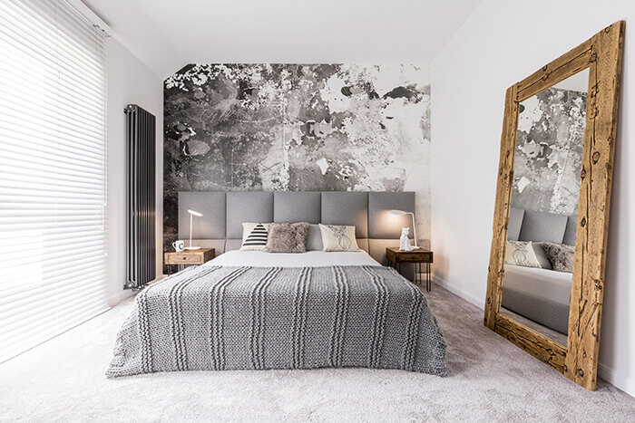 Consider a interesting Wall Paper Design for your bedroom