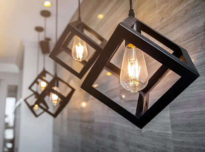 Bedroom Decorating Ideas: Add some light with hanging lamps