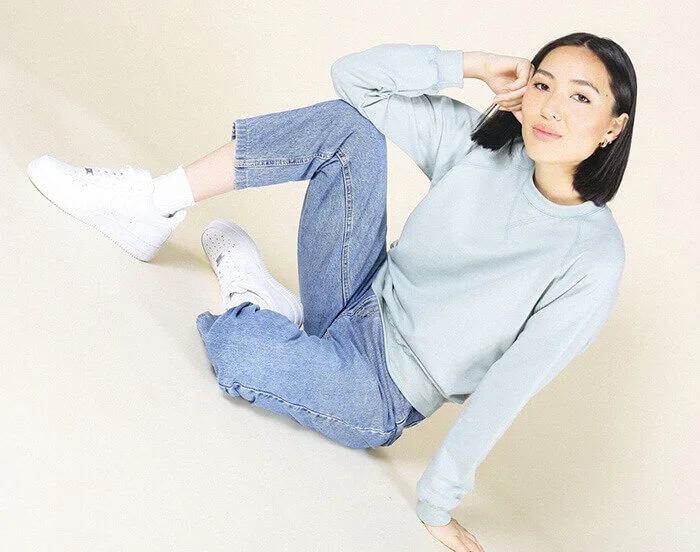 Poplinen Agnes Raglan Sweatshirt