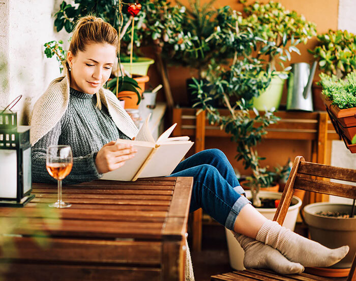 After Organizing The Garage, Relax and Enjoy The Outdoors