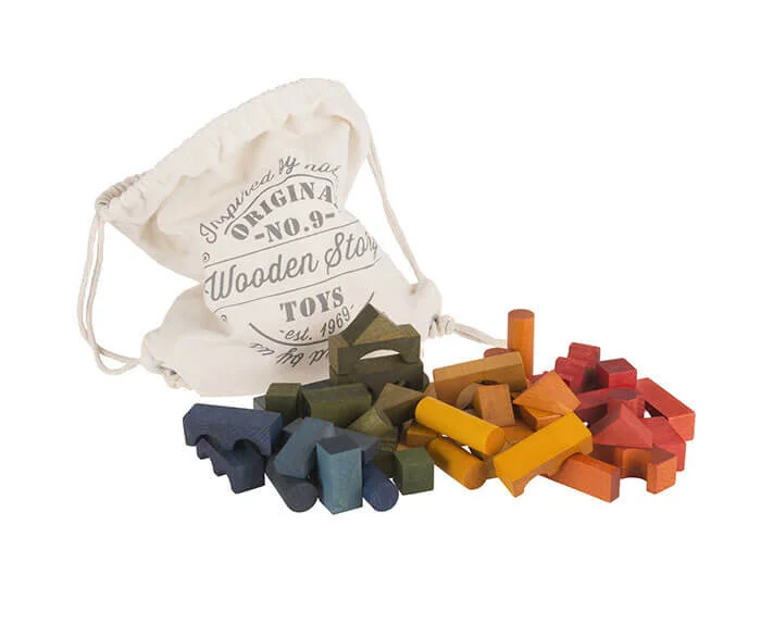 Rainbow Blocks Baby Toys