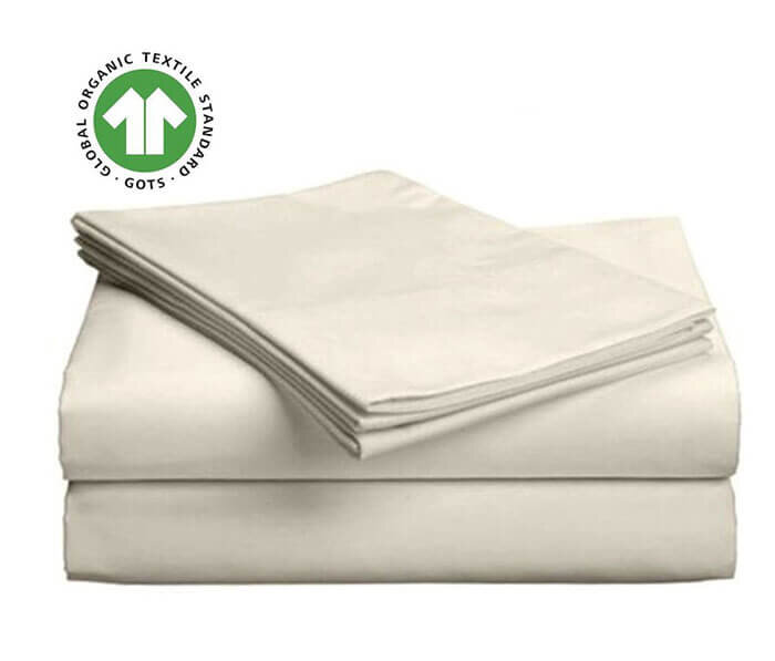 Organic Cotton Sateen Deep Pocketed Sheet Set