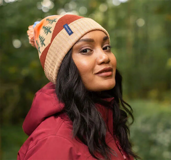 Recycled Moon Phase Beanie Hat