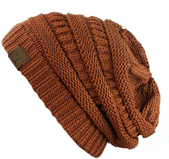 Soft & Stretchy Daily Ribbed Lightweight Toboggan Cap Warm Cuffed Knit Beanie Winter Hats for Men and Women 