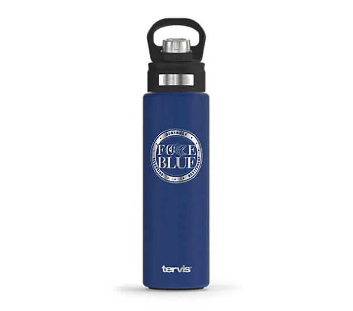 Force Blue Stainless Steel Water Bottle