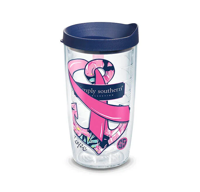 Simply Southern Breast Cancer Awareness Tumbler