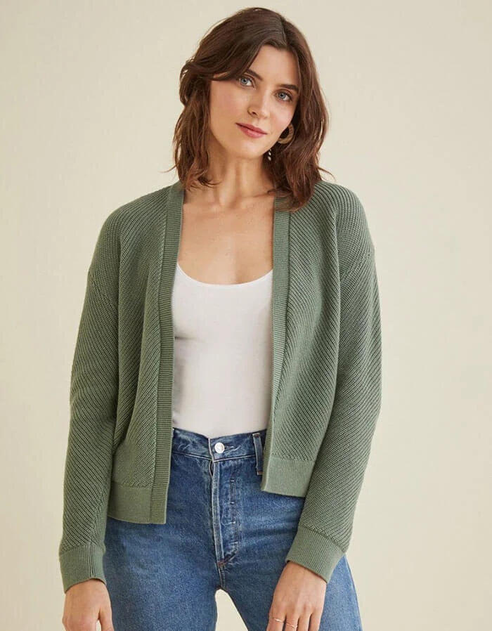 Mina Organic Cotton Cardigan