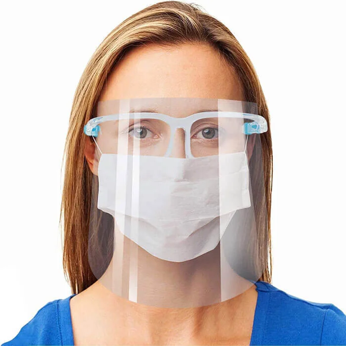 Reusable Plastic Face Shields