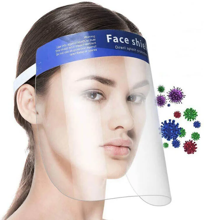 Reusable Plastic Face Shields