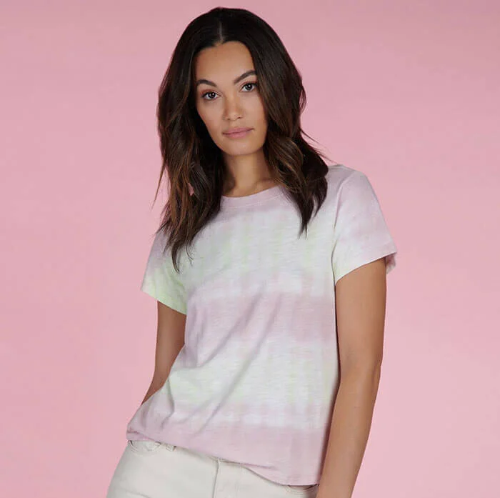 Perfect Nap Shirt Pink Lime Tie Dye