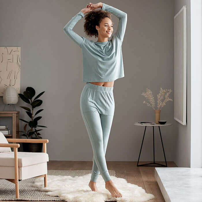 Eco-Friendly Eucalyptus Jogger Lounge Pants