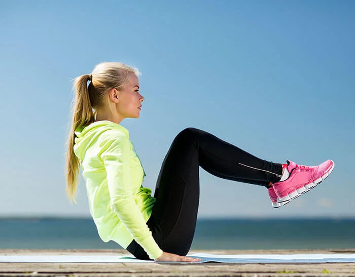 Core Ab Exercises Leg Lifts