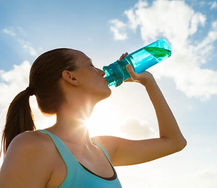 Drink Water and Stay Hydrated During Outdoor Activity