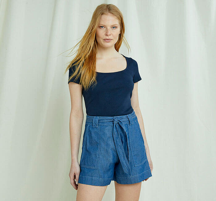 Zahara Lightweight Denim Shorts