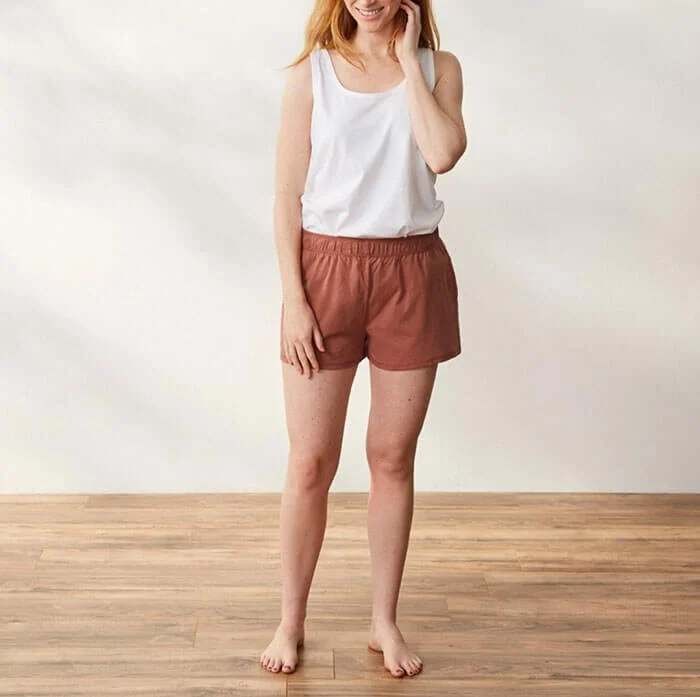 Coyuchi Solstice Short in Rosehip