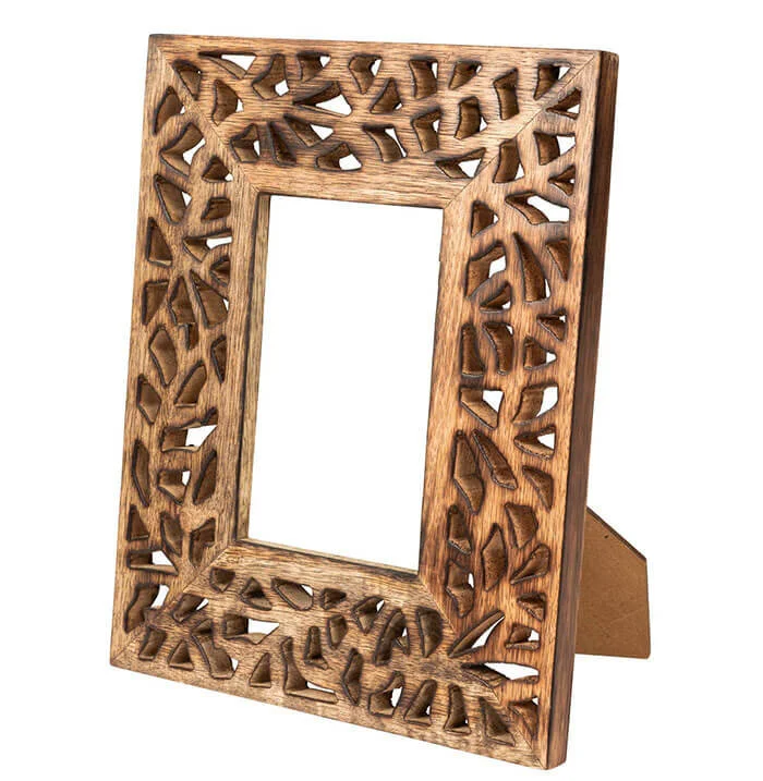 Geometric Wood Picture Frame