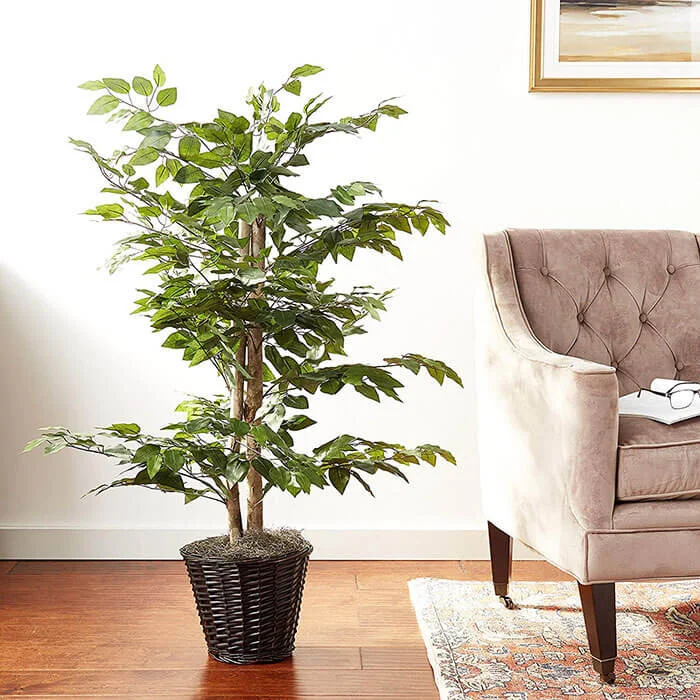 4 Feet Artificial Natural Ficus Bush