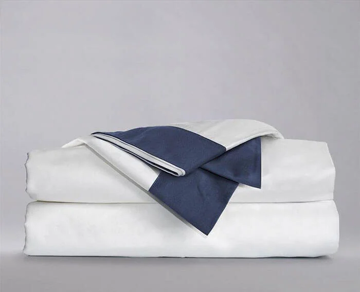 Banded Organic Sheet Set