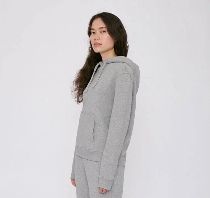 Mid-Weight Organic Cotton Sweater Hoodie