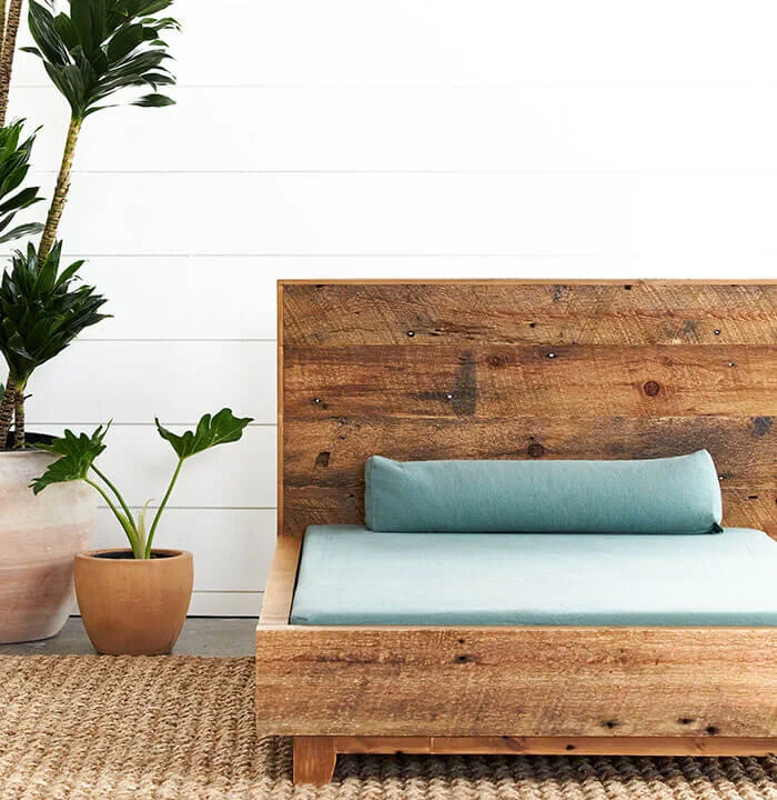 Organic Dog Bed and Pillow Bolster