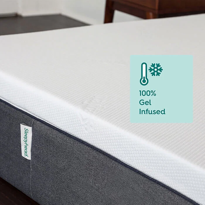 Gel Infused Cooling College Dorm Mattress Topper