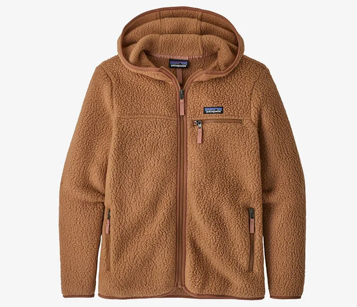 Sustainably Made Retro Pile Fleece Hoody