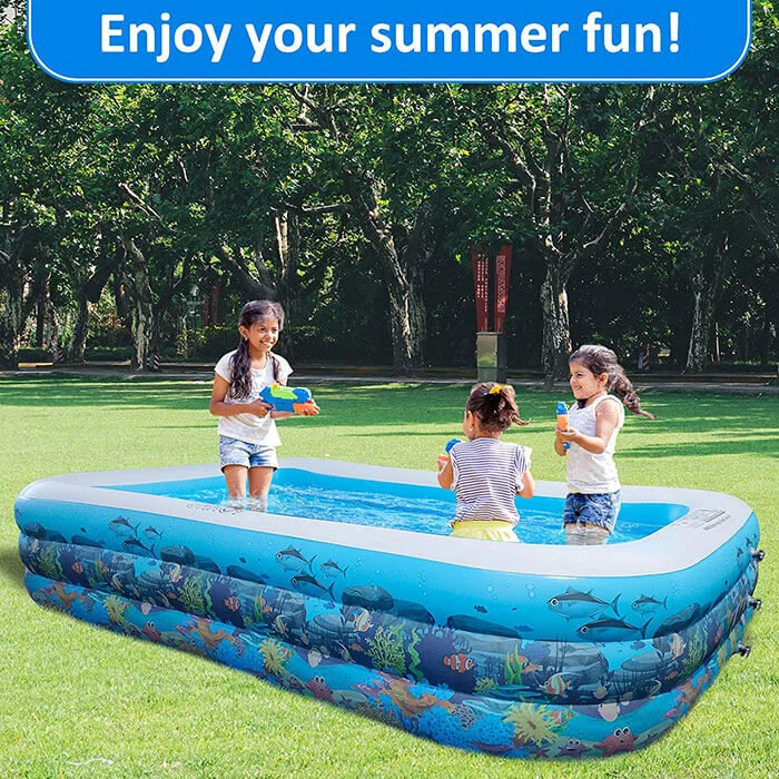 Full Sized Inflatable Kiddie Swimming Pool