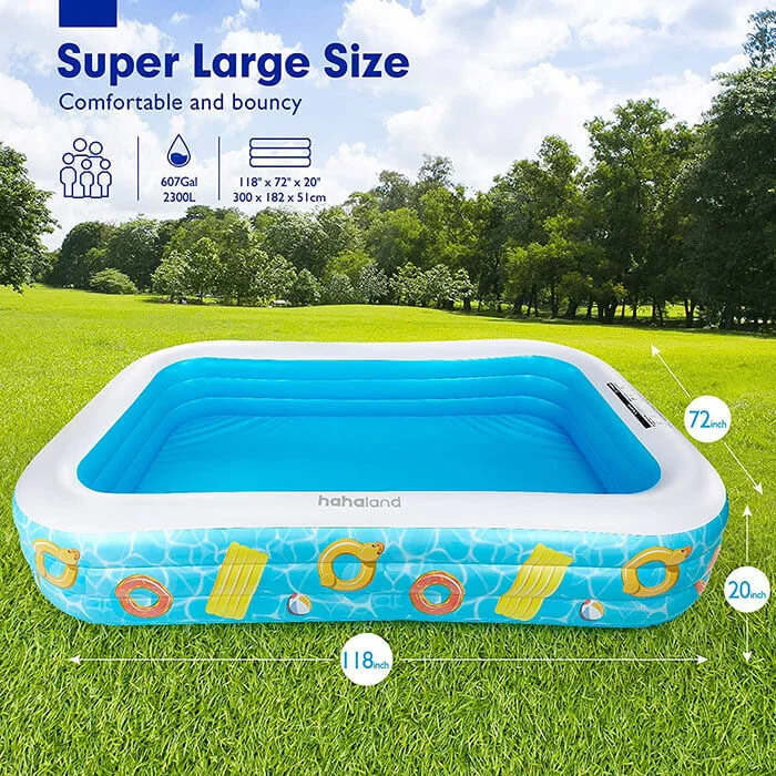 Self Inflatable Kiddie Pool
