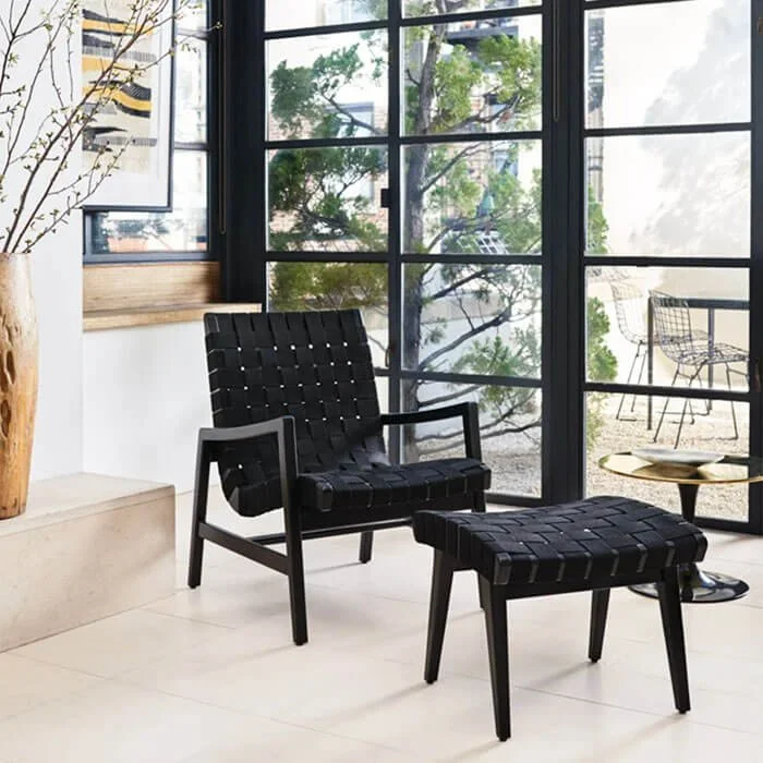 Risom Outdoor Lounge Chair