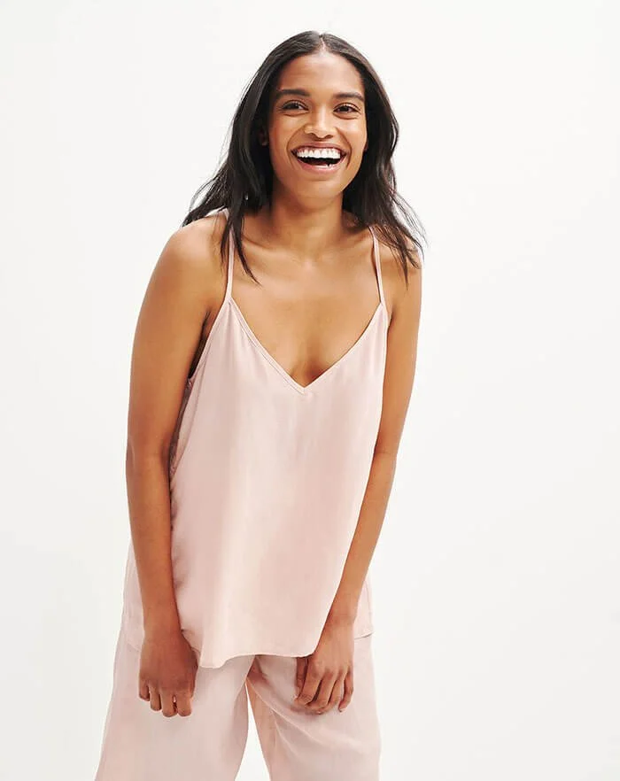 Gretta Cottonseed Cupro Tank Top